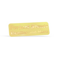 Rectangle Foil Stamped Roll Seal (1"x3")